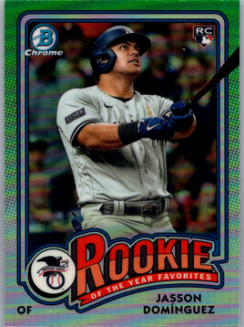 2024 Topps Bowman Rookie of the Year Favorites ROY-6 Jasson Domínguez, New York 